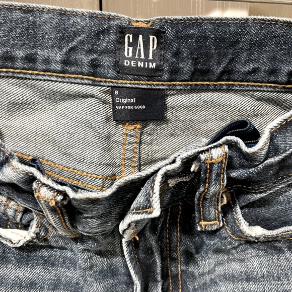 GAP Original Jeans Ripped Look Boys 6 - Picture 3 of 4